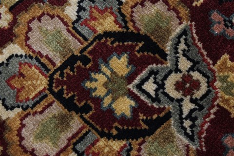Kashan Beige Hand Knotted 90 X 118 Area Rug 250-25679 Image 6