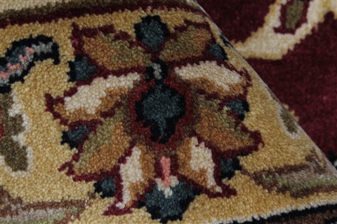 Kashan Beige Hand Knotted 89 X 1110  Area Rug 250-25686 Image 12