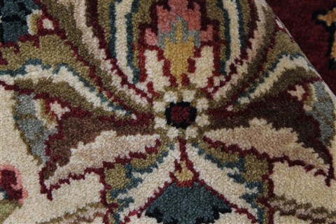 Kashan Beige Hand Knotted 89 X 1110  Area Rug 250-25686 Image 13