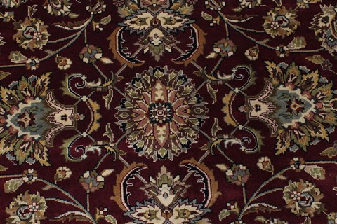 Kashan Beige Hand Knotted 89 X 1110  Area Rug 250-25686 Image 5