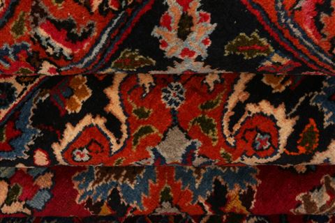 Mashad Red Hand Knotted 116 X 163 Area Rug 100-25688 Image 5