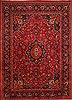 Mashad Red Hand Knotted 116 X 163  Area Rug 100-25688 Thumb 0