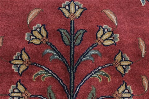 Sarouk Blue Hand Knotted 811 X 1111 Area Rug 250-25690 Image 7