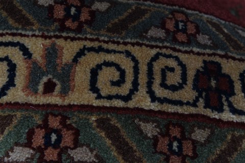 Sarouk Blue Hand Knotted 811 X 1111 Area Rug 250-25690 Image 9
