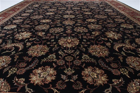 Kashan Beige Hand Knotted 90 X 124 Area Rug 250-25693 Image 7
