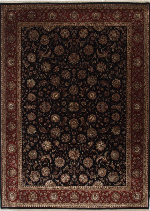 Kashan Beige Hand Knotted 90 X 124 Area Rug 250-25693 Image 0