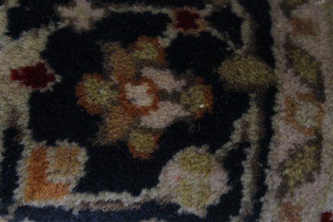 Kashan Beige Runner Hand Knotted 27 X 510 Area Rug 250-25704 Image 5