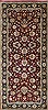 Kashan Beige Runner Hand Knotted 27 X 510  Area Rug 250-25704 Thumb 0