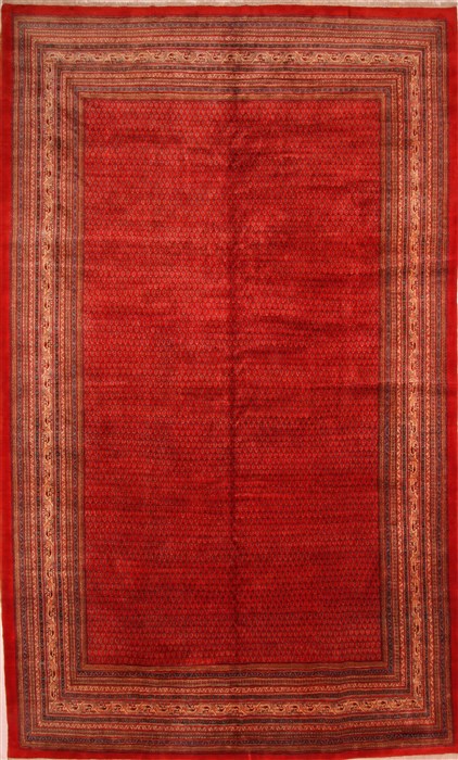 Sarouk Red Hand Knotted 103 X 1610  Area Rug 100-25709 Image 0