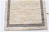 Modern Beige Runner Hand Knotted 27 X 61 Area Rug 250-25719 Thumb 4