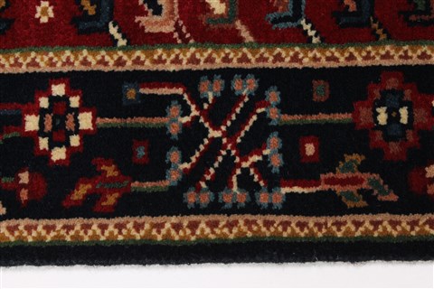 Karajeh Blue Runner Hand Knotted 26 X 511 Area Rug 250-25723 Image 1