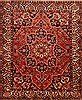 Bakhtiar Red Hand Knotted 104 X 126  Area Rug 100-25726 Thumb 0