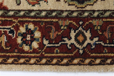 Serapi Beige Runner Hand Knotted 26 X 510 Area Rug 250-25729 Image 1