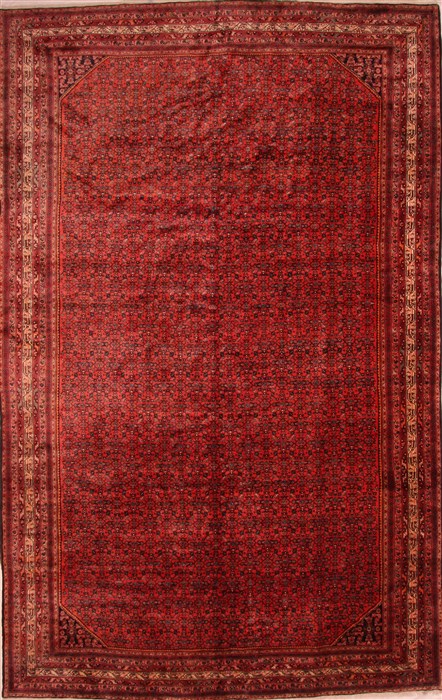 Enjilas Red Hand Knotted 105 X 169  Area Rug 100-25734 Image 0