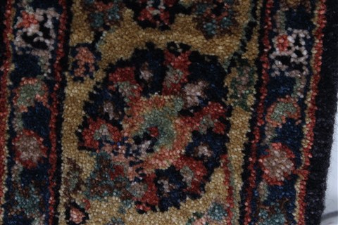 Tabriz Beige Runner Hand Knotted 26 X 61 Area Rug 250-25737 Image 5