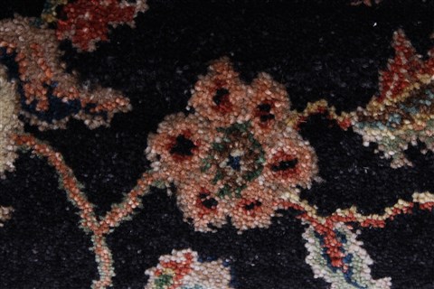 Tabriz Beige Runner Hand Knotted 26 X 61 Area Rug 250-25737 Image 6