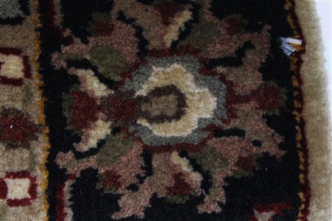 Kashmar Beige Runner Hand Knotted 28 X 60 Area Rug 250-25741 Image 7