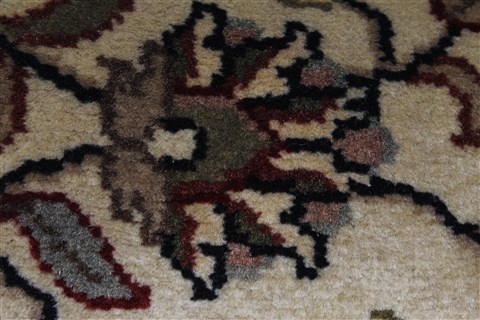 Kashmar Beige Runner Hand Knotted 28 X 60 Area Rug 250-25741 Image 8