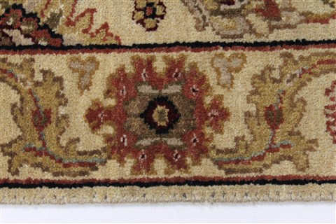 Kashmar Beige Runner Hand Knotted 21 X 62 Area Rug 250-25744 Image 2