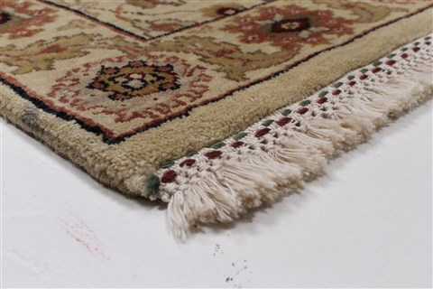Kashmar Beige Runner Hand Knotted 21 X 62 Area Rug 250-25744 Image 5
