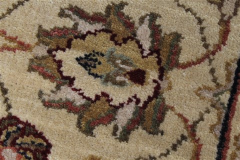 Kashmar Beige Runner Hand Knotted 21 X 62 Area Rug 250-25744 Image 6
