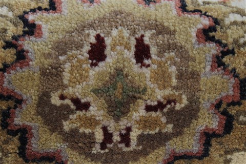Kashmar Beige Runner Hand Knotted 21 X 62 Area Rug 250-25744 Image 7