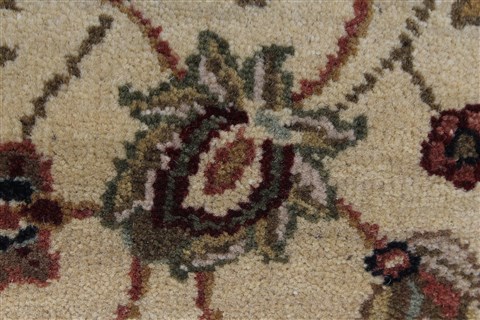 Kashmar Beige Runner Hand Knotted 21 X 62 Area Rug 250-25744 Image 8