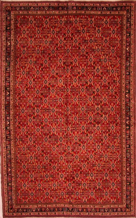 Qashqai Red Hand Knotted 91 X 161  Area Rug 100-25746 Image 0