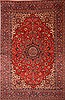 Isfahan Red Hand Knotted 1110 X 180  Area Rug 100-25754 Thumb 0