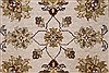 Kashan Beige Runner Hand Knotted 27 X 60  Area Rug 250-25774 Thumb 3
