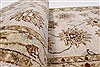 Kashan Beige Runner Hand Knotted 27 X 60  Area Rug 250-25774 Thumb 9