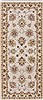 Kashan Beige Runner Hand Knotted 27 X 60  Area Rug 250-25774 Thumb 0