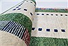 Gabbeh Beige Runner Hand Knotted 210 X 61 Area Rug 250-25775 Thumb 10