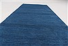 Gabbeh Blue Runner Hand Knotted 26 X 59  Area Rug 250-25777 Thumb 4