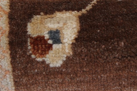 Ziegler Beige Runner Hand Knotted 26 X 60 Area Rug 250-25778 Image 6