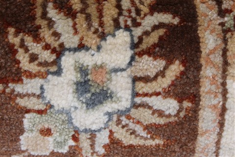Ziegler Beige Runner Hand Knotted 26 X 60 Area Rug 250-25778 Image 7