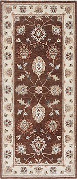 Ziegler Beige Runner Hand Knotted 2'6" X 6'0"  Area Rug 250-25778