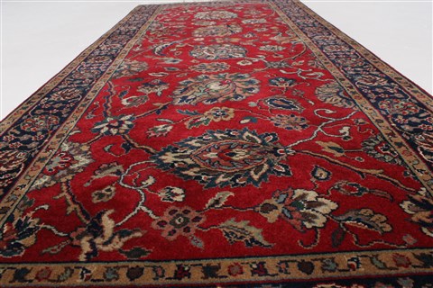 Tabriz Red Runner Hand Knotted 26 X 511 Area Rug 250-25781 Image 1