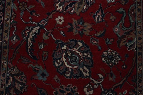 Tabriz Red Runner Hand Knotted 26 X 511 Area Rug 250-25781 Image 3