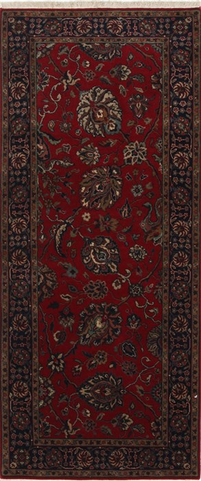 Tabriz Red Runner Hand Knotted 26 X 511 Area Rug 250-25781 Image 0