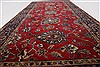 Tabriz Red Runner Hand Knotted 26 X 511  Area Rug 250-25781 Thumb 1