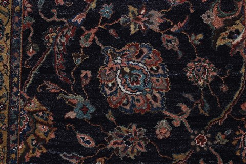 Tabriz Brown Runner Hand Knotted 26 X 511 Area Rug 250-25793 Image 4