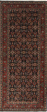 Herati Green Runner Hand Knotted 2'6" X 5'11"  Area Rug 250-25797