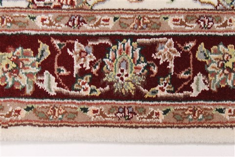 Kashmar Beige Runner Hand Knotted 26 X 60 Area Rug 250-25806 Image 2
