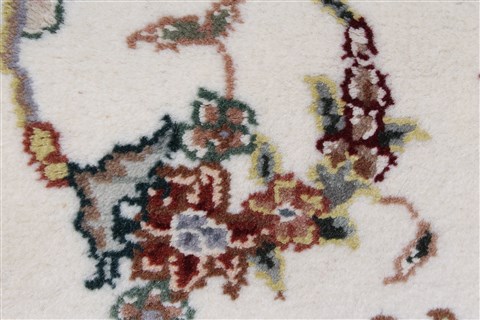 Kashmar Beige Runner Hand Knotted 26 X 60 Area Rug 250-25806 Image 7