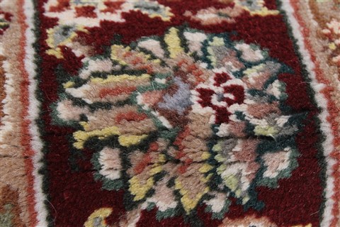 Kashmar Beige Runner Hand Knotted 26 X 60 Area Rug 250-25806 Image 9
