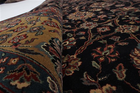 Tabriz Beige Hand Knotted 811 X 1111 Area Rug 250-25818 Image 9