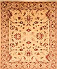 Indo-Nepal Beige Hand Knotted 80 X 98  Area Rug 253-25826 Thumb 0