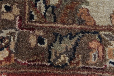 Kashmar Beige Hand Knotted 90 X 120 Area Rug 250-25829 Image 10