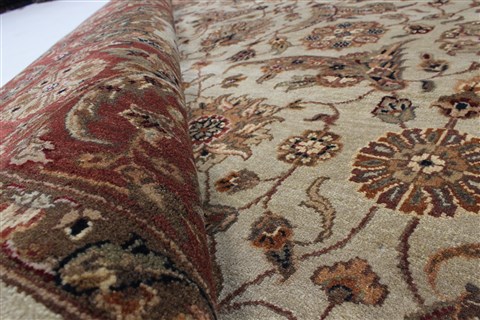 Kashmar Beige Hand Knotted 90 X 120 Area Rug 250-25829 Image 11